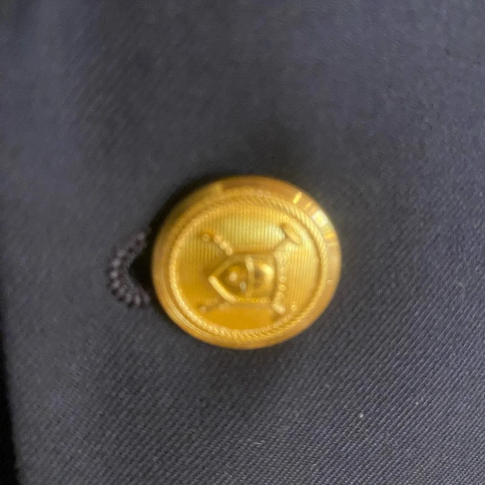 Ralph Lauren Navy Blazer with Gold Buttons